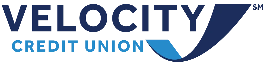 Logotipo coloreado de Velocity Credit Union